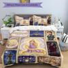 3pcs Rapunzels Journey Bedding Set, Includes One Quilt Cover and Two Pillowcases, Bedroom and Guest Room Decoration. T7230182