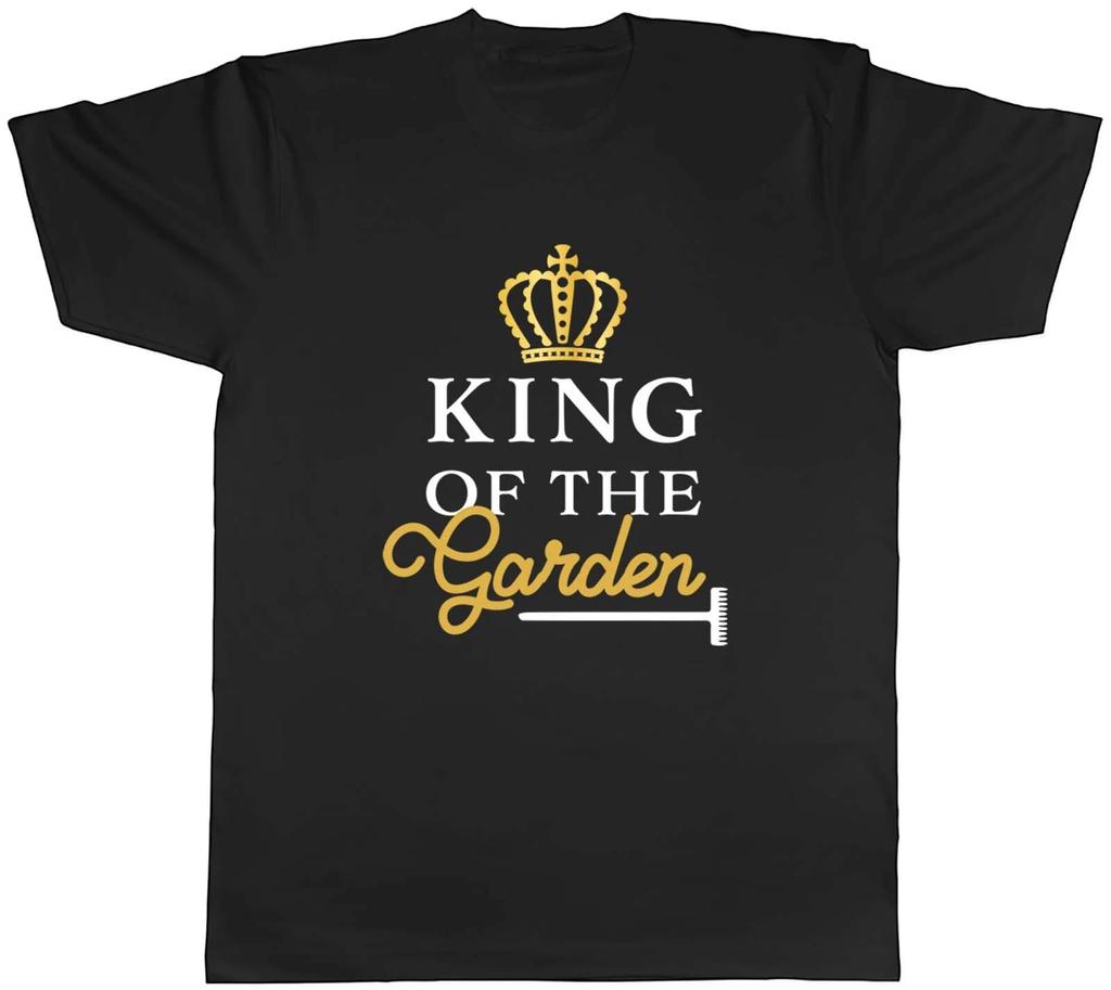 King of the Garden T-Shirt Mens Gardening Gardener Unisex Tee Gift