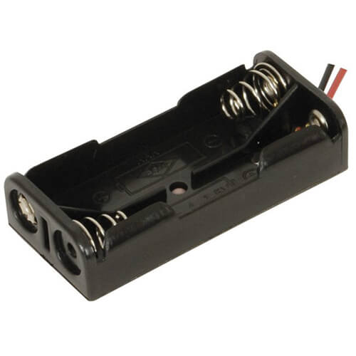 Side by Side Battery Holder (2xAAA)