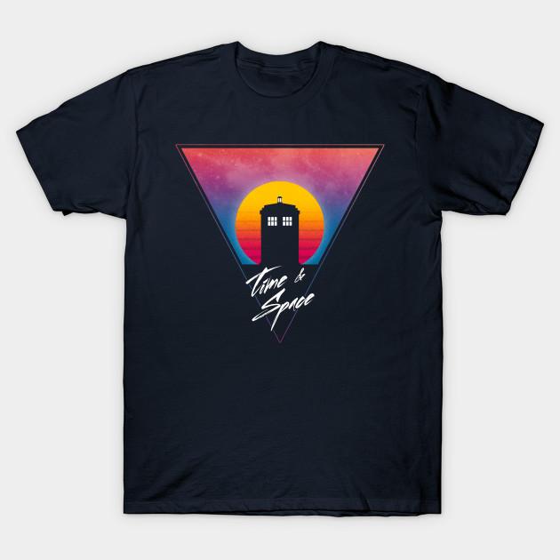 Men Black Print T-shirt Time And Space No-Cut Transfer Paper Print Cotton Tshirt S тёмно-синий