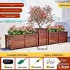 Outdoor Rectangular Wood Planter