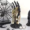 Gothic Hand Ring Holder 3D Printed Skeleton Jewelry Display Stand for Rings Earrings, Organizer Unique Earring Storage Tray Bracelet Watch, Halloween