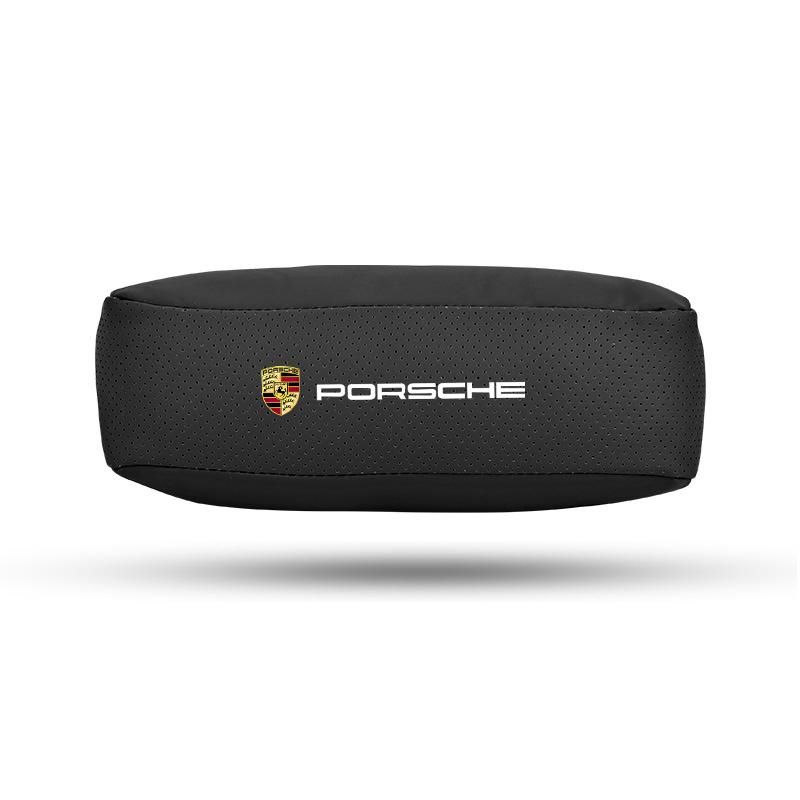 Car Head Neck Rest Pillow Seat Belt Protection Shoulder Pad For Porsche Panamera Cayenne Taycan 911 718 Macan Carrera-GT 928 968