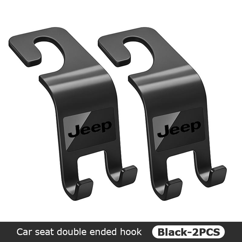 Car Seat Back Hook Mobile Phone Bracket Handbag Hanger Interior Accessories For Jeep Cherokee Patriot Liberty Wrangler JK JL AMY1