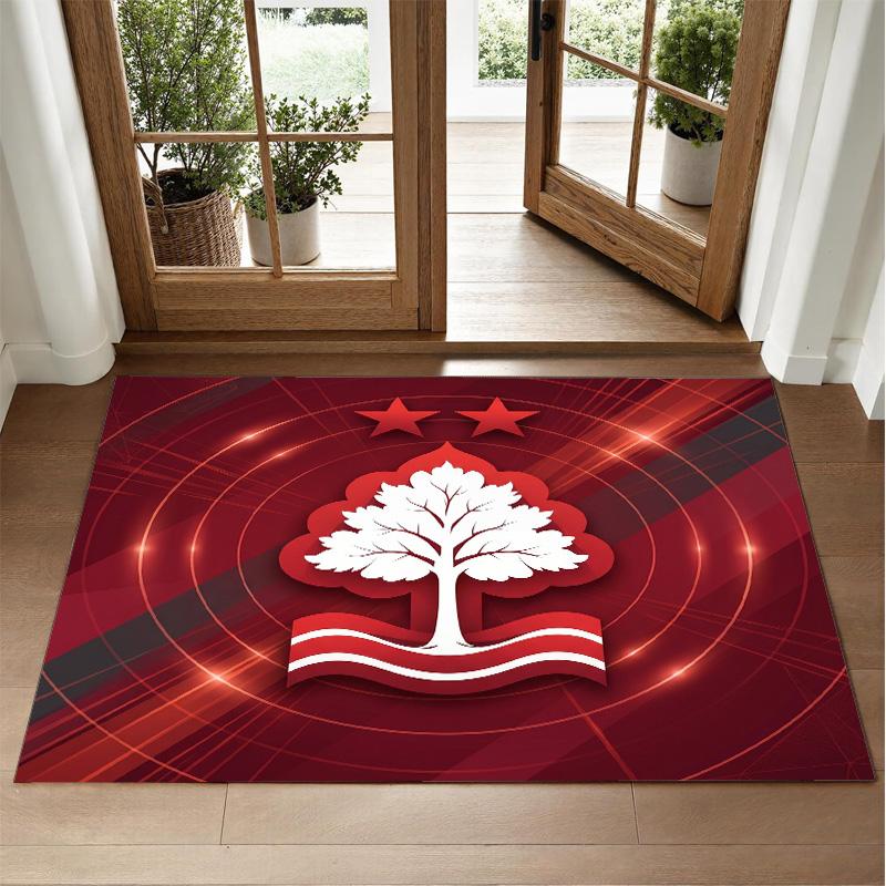 Nottingham Forest Design Kristall-Samt-Teppich Weich Dekorative Matte für Schlafzimmer Eingang