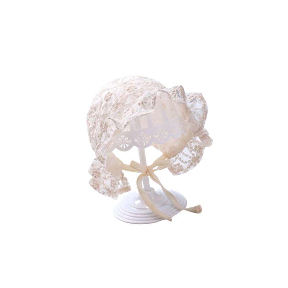 Breathable Lace Girl Newborn Sun Caps Infant Bonnet Cotton Baby Hat