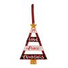 Wooden Sign Christmas Sign Wall Hanging Christmas Tree Wall Art Colourful Wall Decoration Christmas Tree Decoration