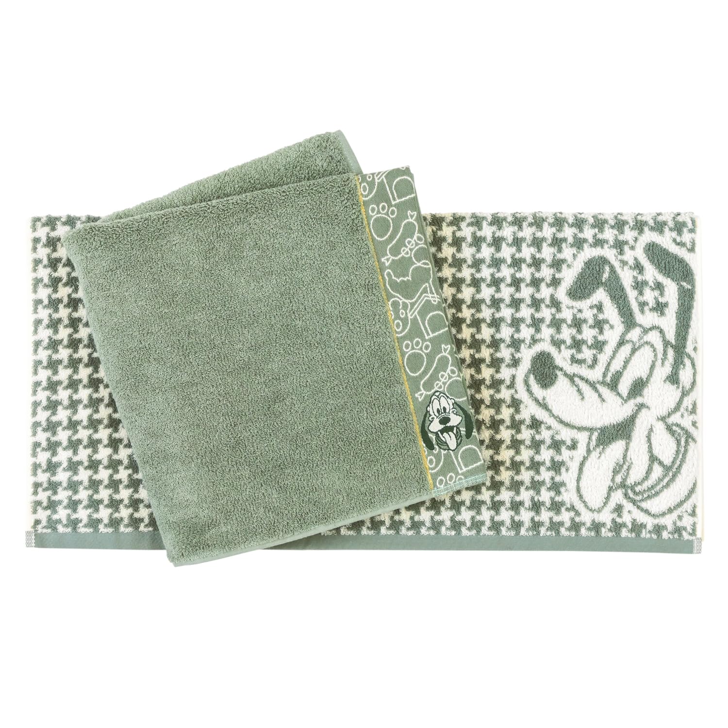 

Towel Laboratory Pluto Bath Set of Low Japan Technology [Disney Character] #023 Towels, 2, Fluffy, Fast-Absorbent, 100% Cotton, Shedding, Gift,