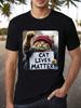 Cat Lives Matter" Funny Quotes T-Shirt Unisex S-5XL