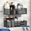 LIEI Suction Cup Bathroom Storage Shelf