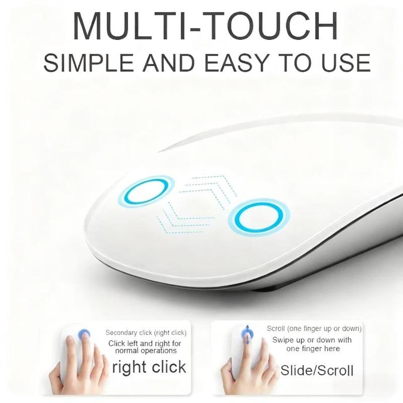 For Multi-Touch Surface Magic Mouse For Macbook Pro Air Mini Laptop Tablet PC iPad Bluetooth 5.0 Wireless Mouse