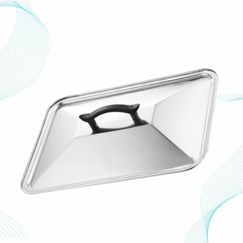 BESTOMZ Stainless Steel Lid Protector for Pots and Pans, Cookware, Oil Splash Protection, for Home and Restaurant Use