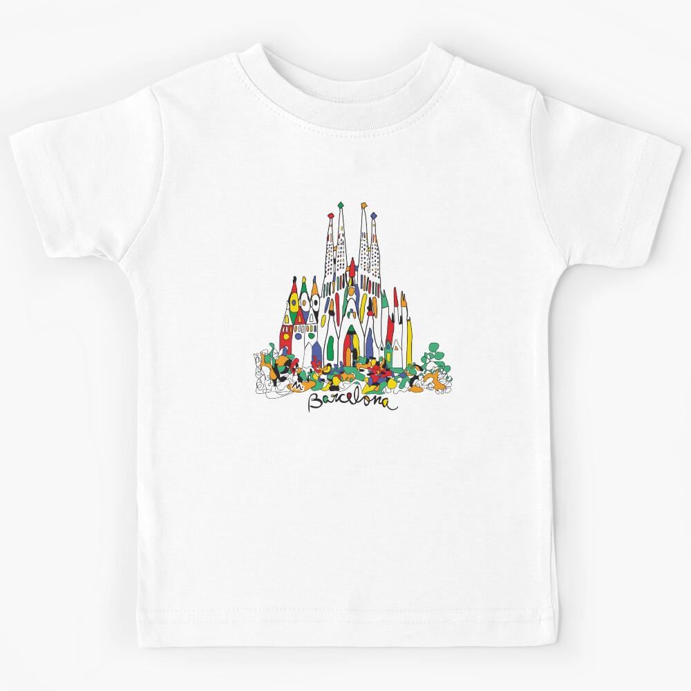 The Sagrada Familia, Barcelona (Spain) Kids T-Shirt 130
