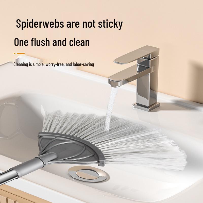 Retractable Ceiling & Roof Feather Duster for Dust & Spider Web Removal