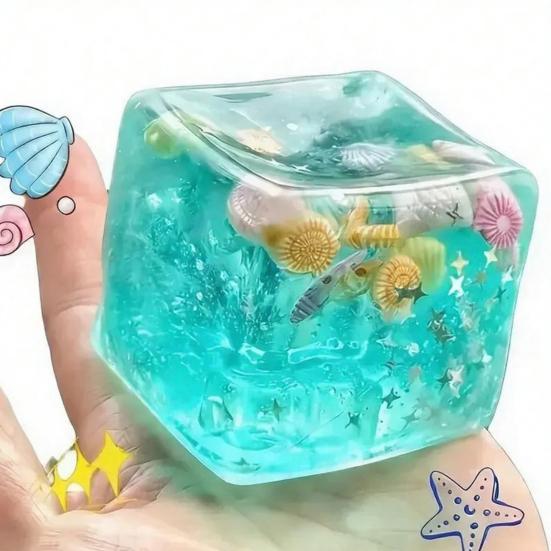 8Pcs Sugar Squeeze Toys, Soft TPR Stress Relief Fidget Toy for Adults, Anxiety Calming Sensory Toys, Party Gift