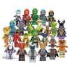 Set of 24 Go Minifigures Kai Jay Sensei Wu Master Building Colorful