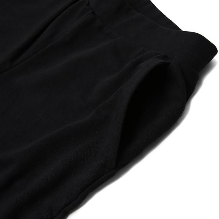 Adidas Neo Lifestyle Casual Series Knitted Versatile Letter Comfortable Casual Pants Men Bottoms Black CV9326