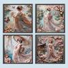 5D-Diamantmalerei zum Selbermachen, kompletter Rundbohrer, Beauty-Set, Heimdekoration, Kunsthandwerk, 40 x 40 cm
