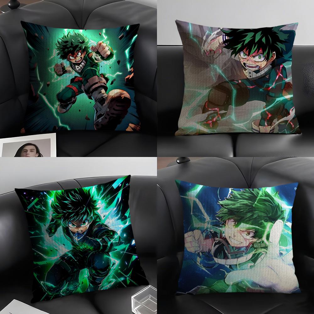 My Hero Academia - Boku No Hero Academia Pillow Case Linen Cushion Covers For Decorative Sofa Home Pillows Case