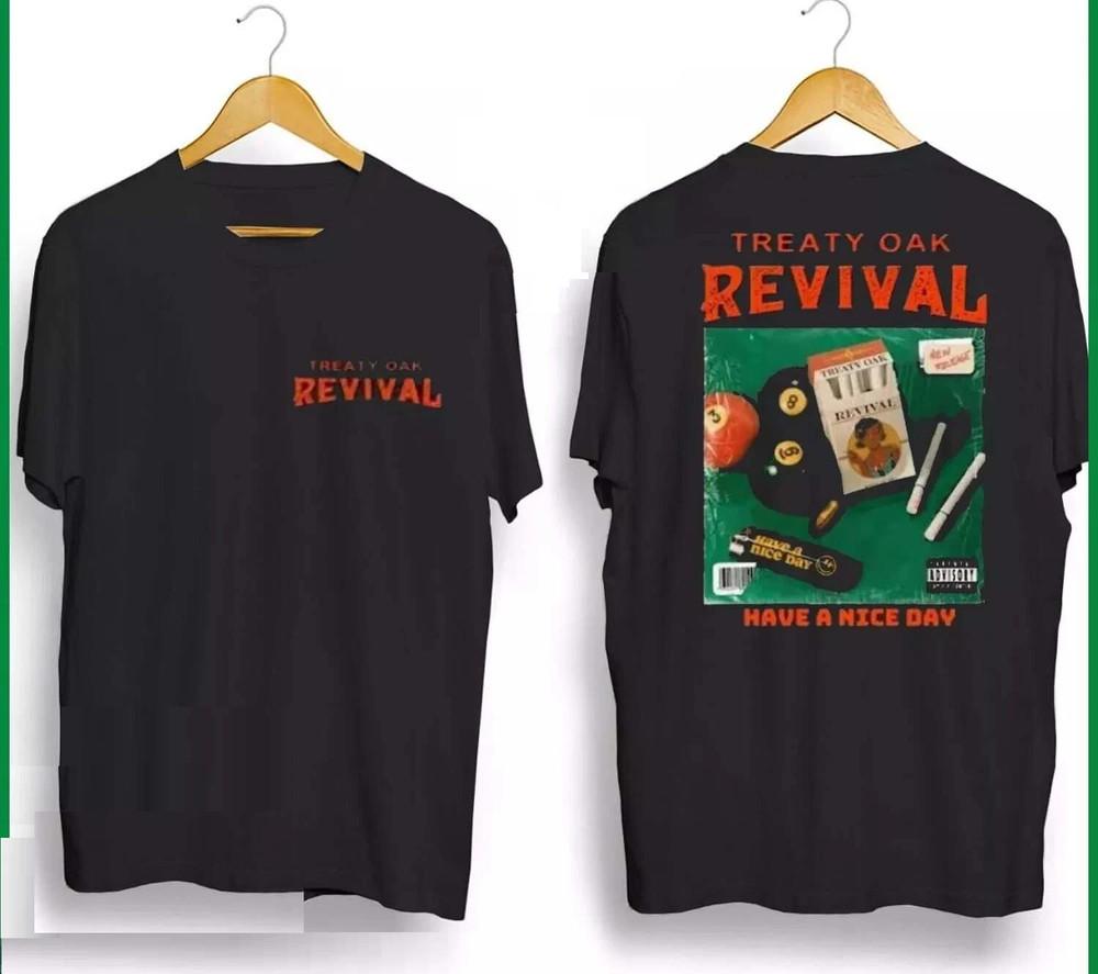 

Treaty Oak Revival Unisex T-Shirt Retro Style for Fun Gatherings for Men Women Unisex T-Shirt S