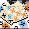 Dřevěná hra XO Tic Tac Toe Mini šachovnice Interakce Puzzle Školení Montessori vzdělávací hračky Dárek pro děti Kluk Dívka