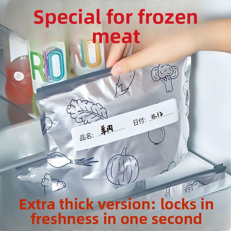 10 Pieces Food-sealed Storage Freezer Bags for Home Refrigerators