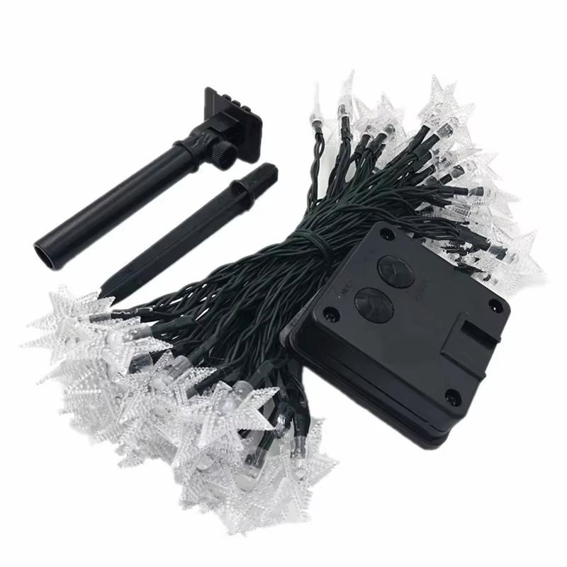 LED Star fairy Solar Lamp Power LED String Fairy Lights Solar Garlands Garden Christmas Wedding Decor For Outdoor