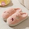 Fashion Autumn and Winter Fashion New Cotton Slippers Indoor Home Anti-slip Thick-soled Warm Slippers  Slippers  Men Shoes