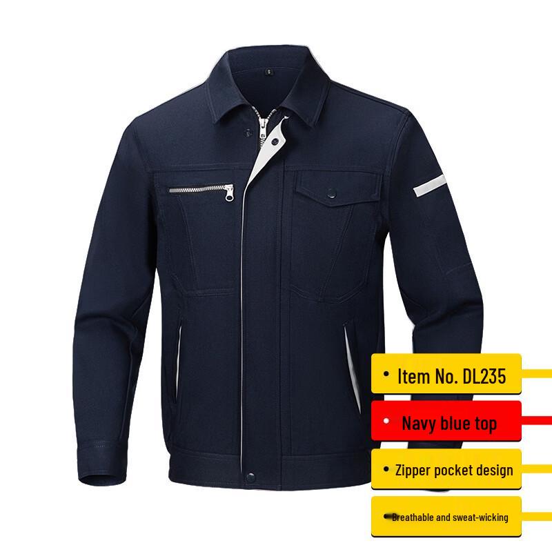 DAXTE Long Sleeve Work Uniform Top S