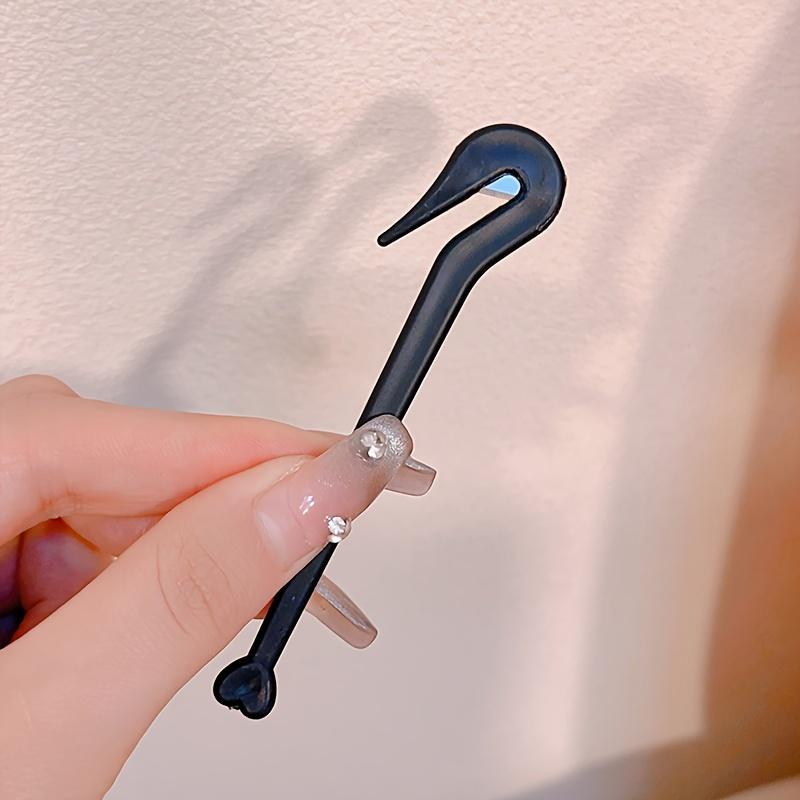 

Hair Elastic Rubber Band Cutter, Disposable Rubber Band Removal Tool, Prevent Pulling Hair And Scalp Damage чёрный