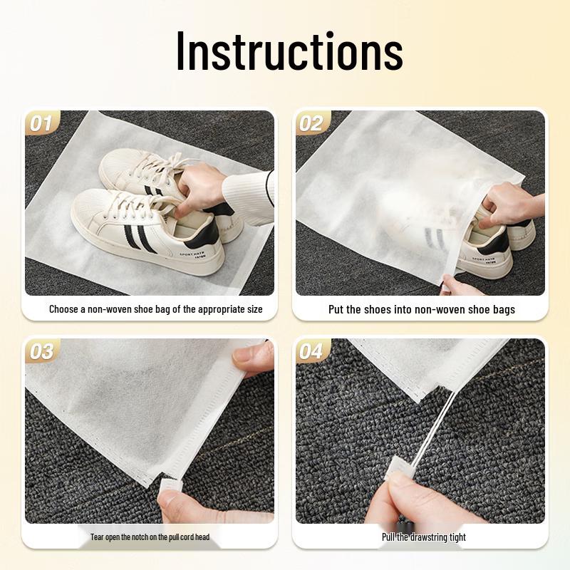 Disposable Non-Woven Shoe Protection Bags