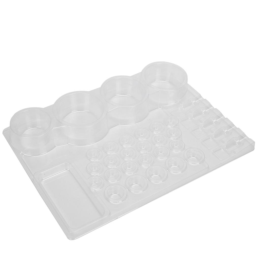 24pcs Disposable Tattoo Ink Cup Holder Stand Tattoo Needle Pigment Tray Accessory