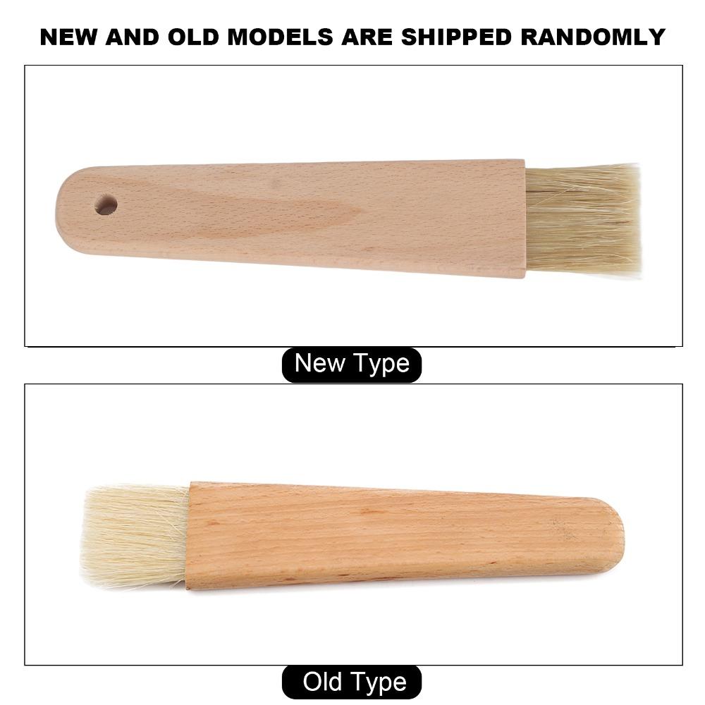 Comfortable Baking Brush Hanging Hole Design Barbecue Utensil Wooden Barbecuing Brush  BBQ Cooking