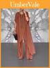 Polyester Chiffon Casual Suit With Ruffle Details For Women Summer 2025