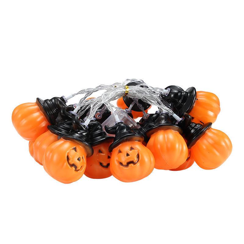 Catena di Luci LED Zucca di Halloween - Perfetta per l'Atmosfera e la Decorazione della Festa