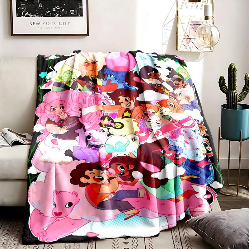Steven Universe (1) Blanket Suitable For All Seasons And Perfect For Naps Features Vibrant Colors An Ideal Gift For Family And Friends
