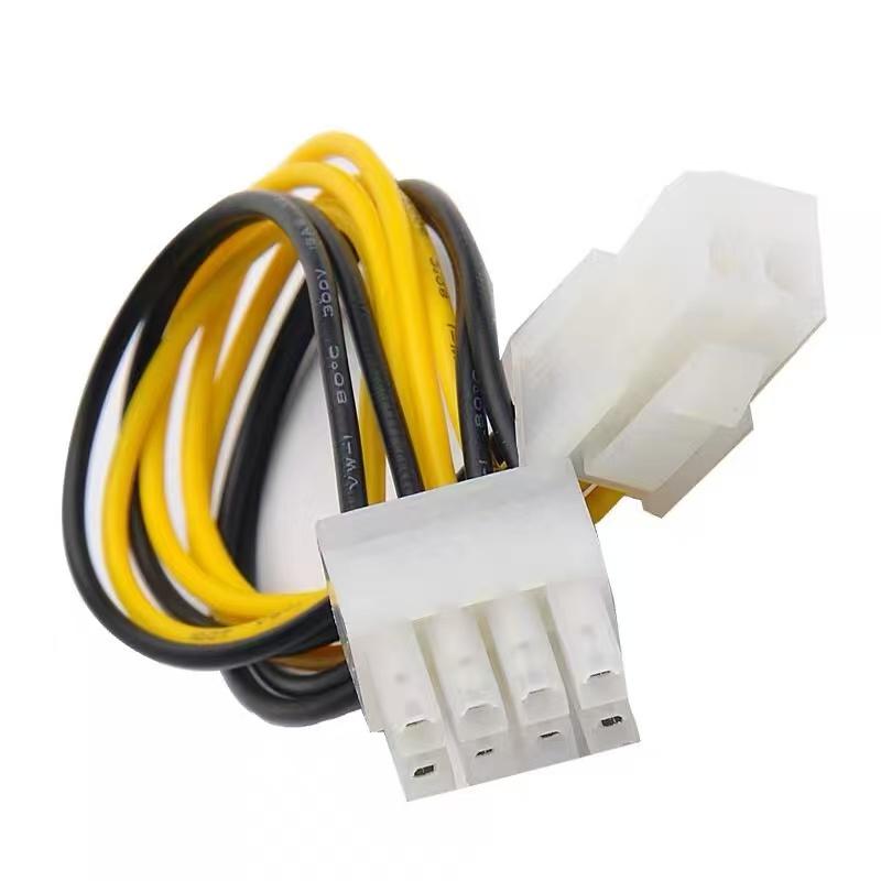 ATX 4 Pin Female to 8 Pin Male EPS Power Cable Cord Adapter PC Motherboard CPU Power Supply Line Extension Cable