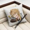For Varka Genshin Impact Throw Pillow Case Sham 30X30Cm 45X45Cm 50X50Cm Square Office Cushion Cover