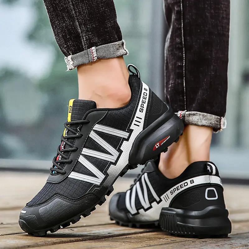 Outdoor Men's Shoes Trail Running Shoes Running Shoes Fashion Model Mountain Climbing and Hiking Activities Casual Shoes Anti-slip