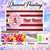 Middlesbrough 5D DIY Diamond Painting Custom Name Text, Full Drill Rhinestone Mosaic Art Home Gift