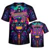 Herren Wandern Outdoor Sport T-Shirt Mode 3D Druck Design Streifen T-Shirts Für Männer Kleidung 2025 Sommer Locker Atmungsaktiv Tee Tops
