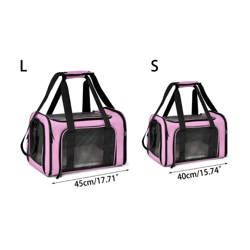 Pet Tote Carrier Bag, Portable Pet Bag Go-out Bag Travel for Puppies Outdoor Travel Portable Soft Shoulder Bag