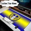 Custom Name Mouse pad Leeds United Crest Legacy Mouse Pad Desk Mat, Non-Slip Rubber Backer Pad For Computer Notebook Gaming Mouse Pad Birthday Gift