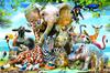 Yamasan Prime 3D Howard Robinson African Animal Group Photo Finished 46 X 31 Cm 150 Pieces 10873, Size /