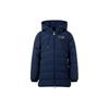 EA7 Logo Printed Hooded Zip Cotton Jacket Women Jackets Navy-Blue 6LTK09-TN5VZ-0554