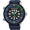 Prospex Solar Diver's Analog-Digital Watch, SNJ039P1, Tropical Lagoon, Men's, Black
