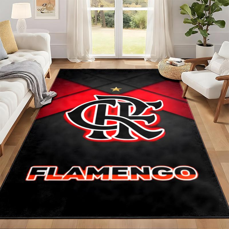 CR Flamengo Carpet Door Mat for Living Room or Bedroom Protective Mat Under Chair Office Decoration Christmas Gift Birthday Present