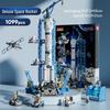 Military Mecha Aircraft Carrier & Space Rocket Building Blocks for Kids - Educational Assembly Toy