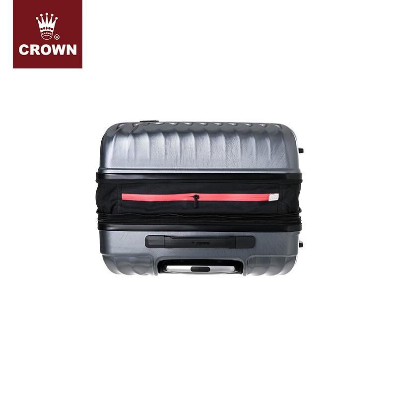 Crown 20-Inch Expandable Carry-On Suitcase with Laptop Compartment