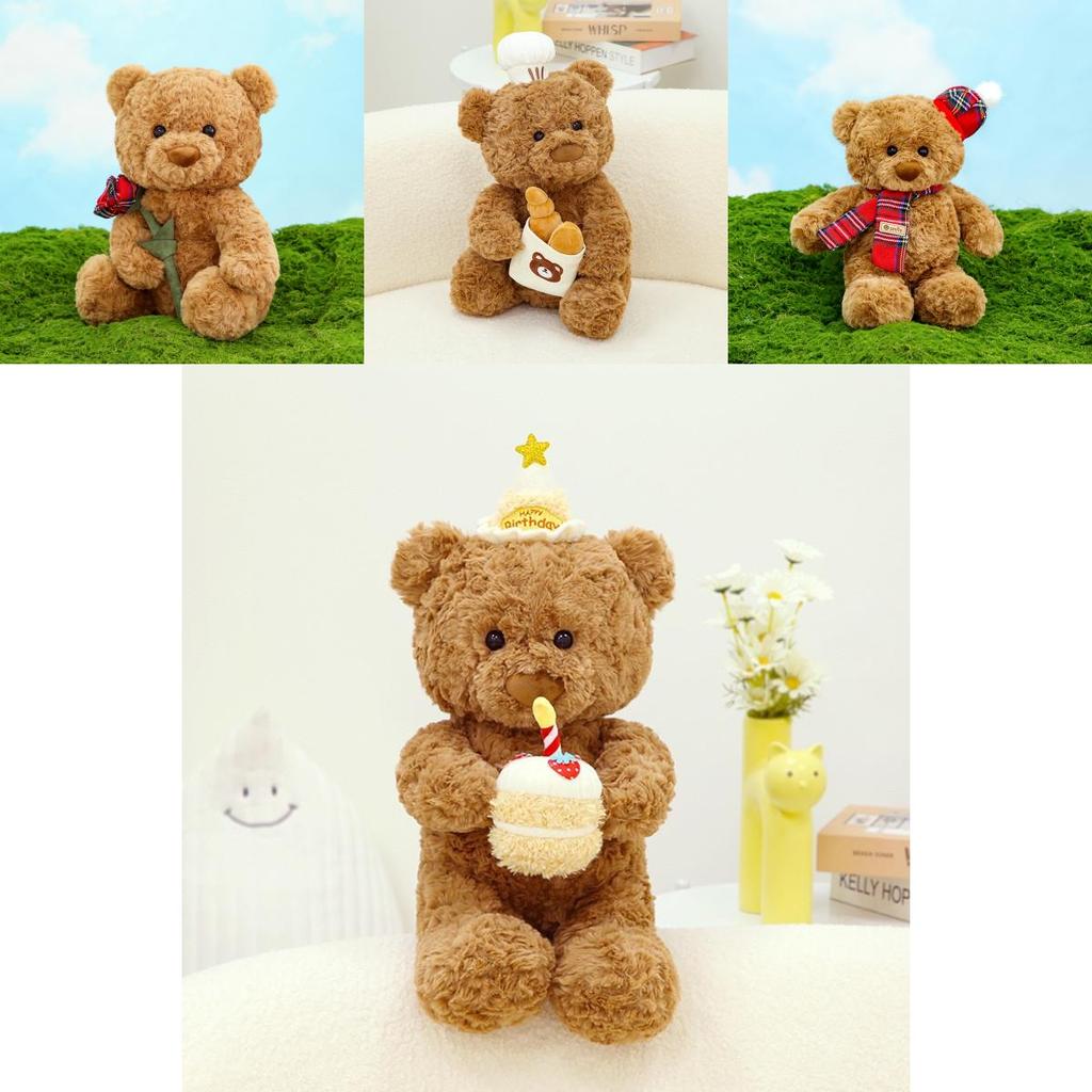Adorable Lion Bear Plush Teddy Bear With Soft Pp Cotton Filling For Cozy Comfort